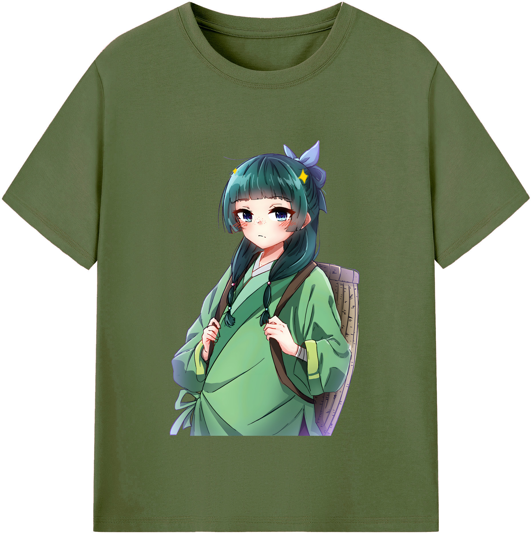 （画像用） 薬屋のひとりごと The Apothecary Diaries 綿100％半袖Tシャツ（フロントプリント）